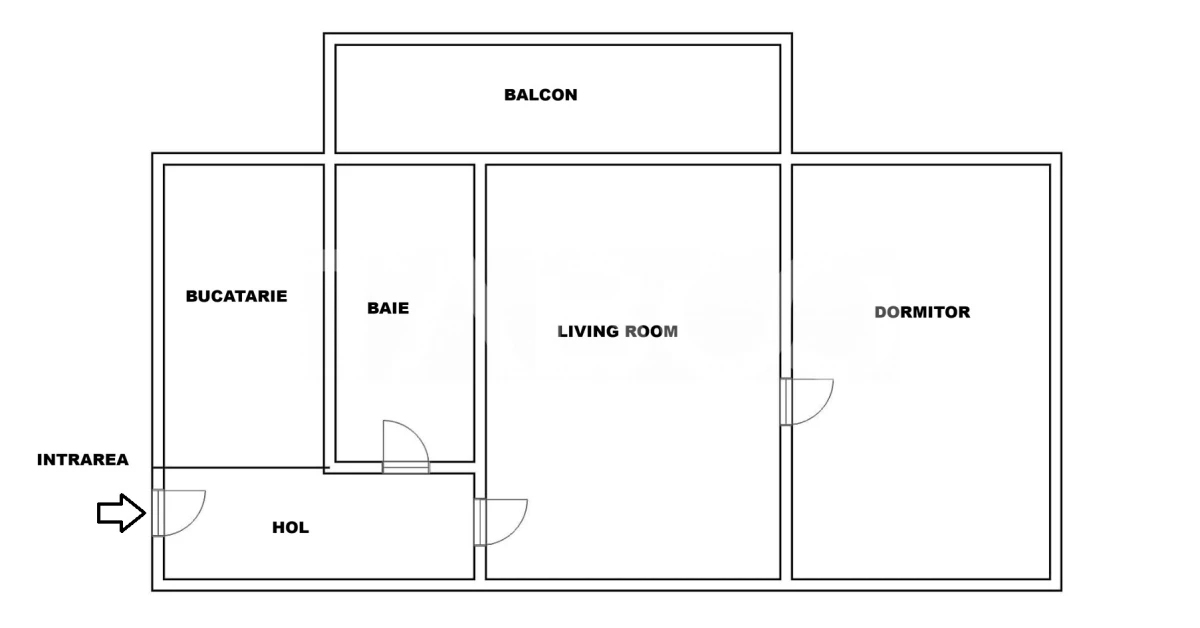 Apartament de vanzare 2 camere balcon Mihai Viteazul etaj 4 - 3