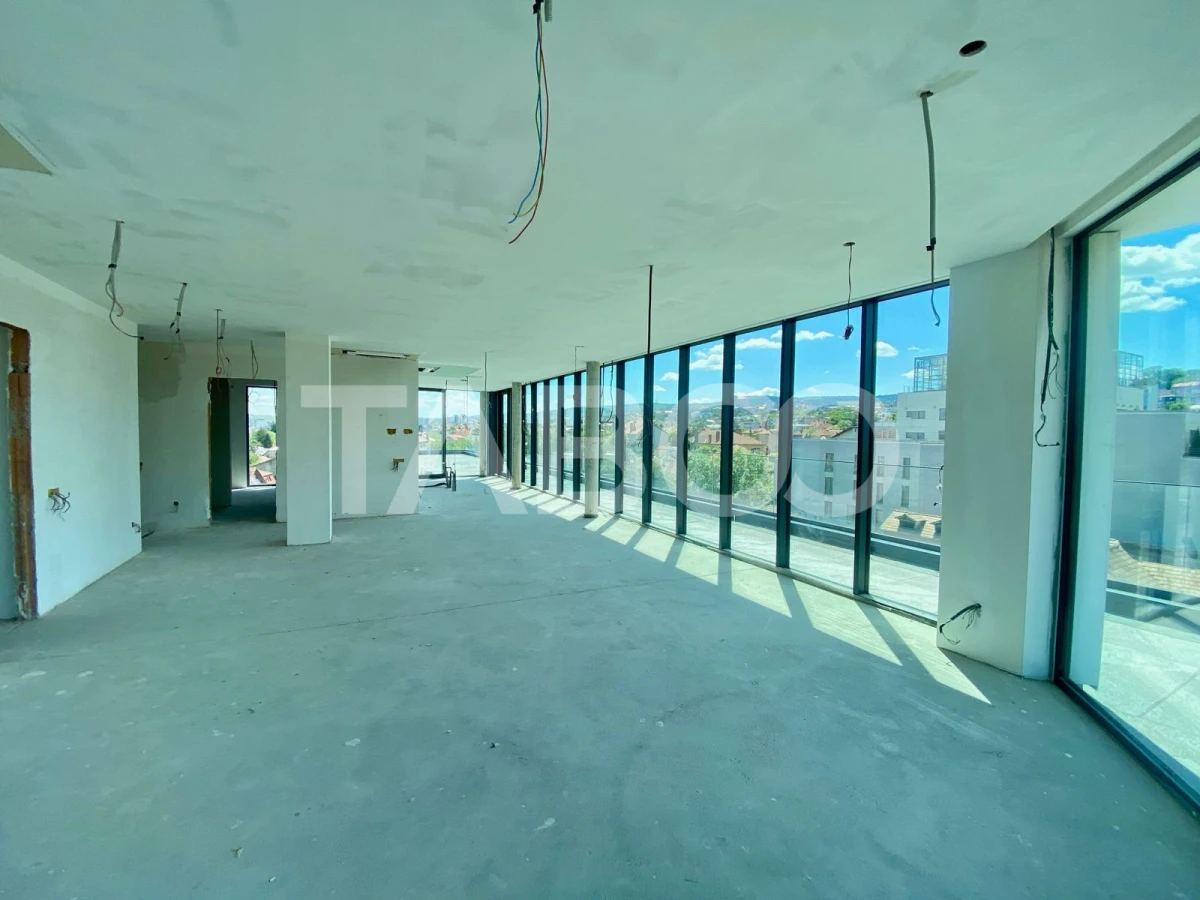 Penthouse zona Centrala semifinisat cu vedere panoramica de vanzare - 8
