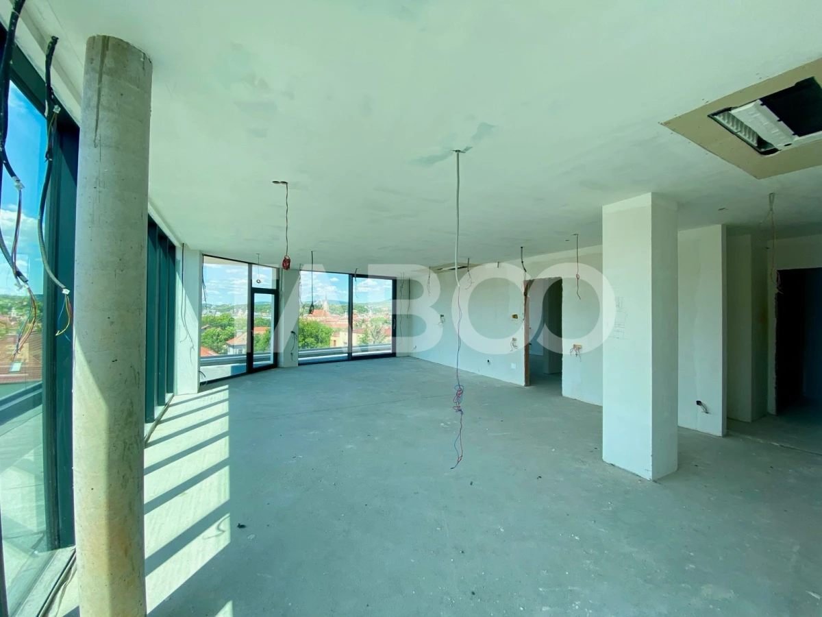 Penthouse zona Centrala semifinisat cu vedere panoramica de vanzare - 4