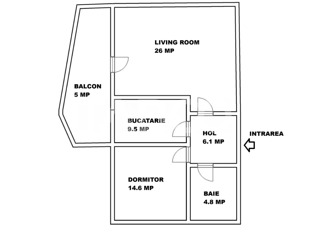 Apartament cu 2 camere 61 mp utili pe Mihai Viteazul din Sibiu - 3